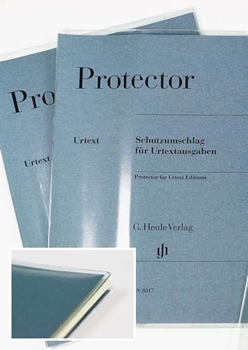 Protector - Schutzumschlag für Urtextausgaben, passend für jede Rückenstärke im Standardformat von G. Henle Verlag